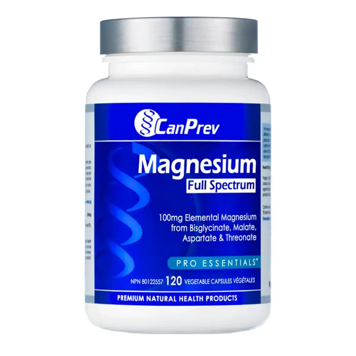 Product photo from eNatural Shopify for CanPrev – Magnesium Full Spectrum | 120 Capsules