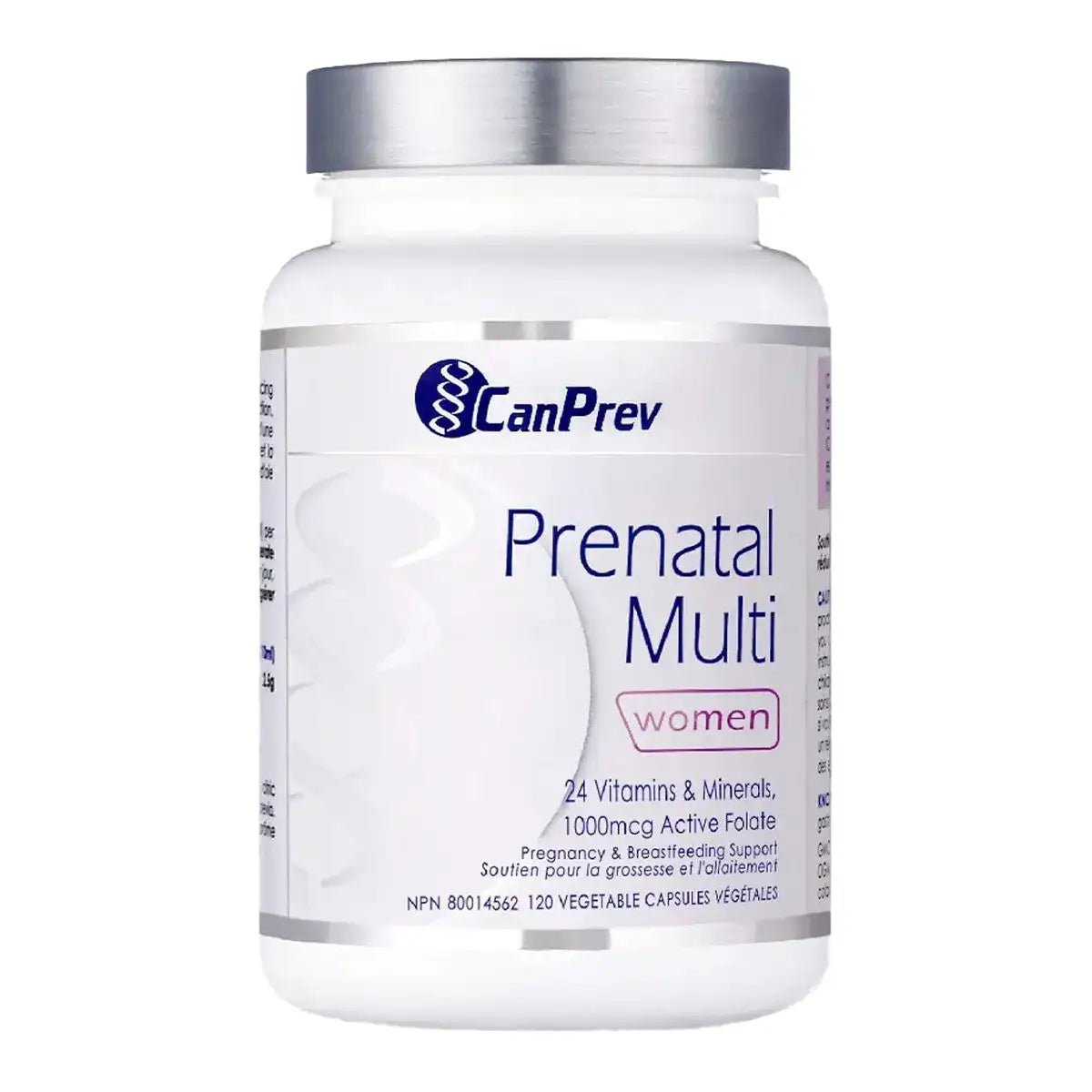 Product photo from eNatural Shopify for CanPrev – Prenatal Multi | 120 Capsules