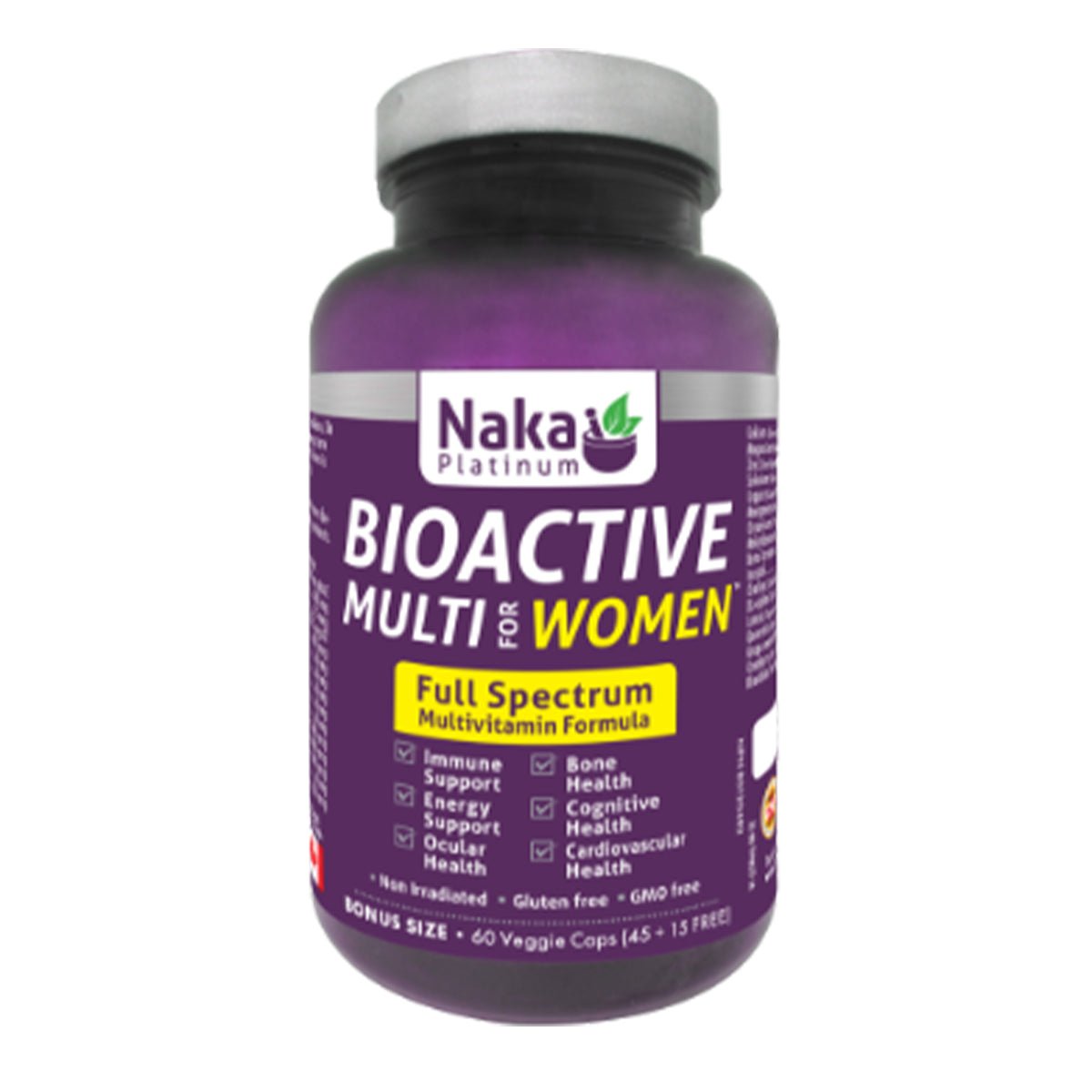 Product photo from eNatural Shopify for Naka Bioactive Multi Women – 60 V-caps | National Nutrition