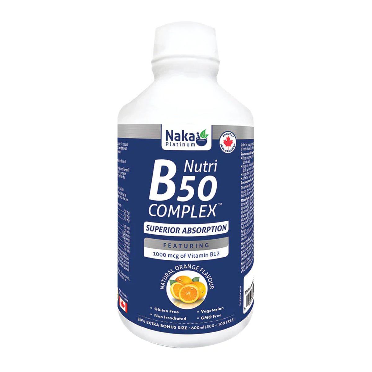 Product photo from eNatural Shopify for Naka Herbs Nutri B50 Complex (High Potency)