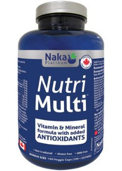 Product photo from eNatural Shopify for Naka Nutri Multi – 120 + 30 V-caps Bonus | National Nutrition