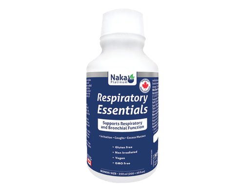 Product photo from eNatural Shopify for Naka Platinum Respiratory Essentials 250ml