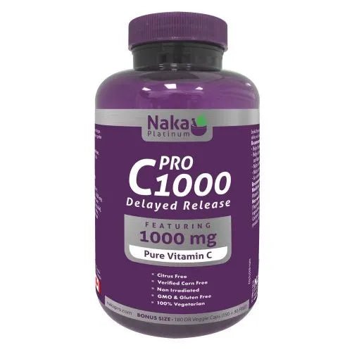 Product photo from eNatural Shopify for Naka Platinum – Pro C1000 180 DRvcps – DELAYED release caps