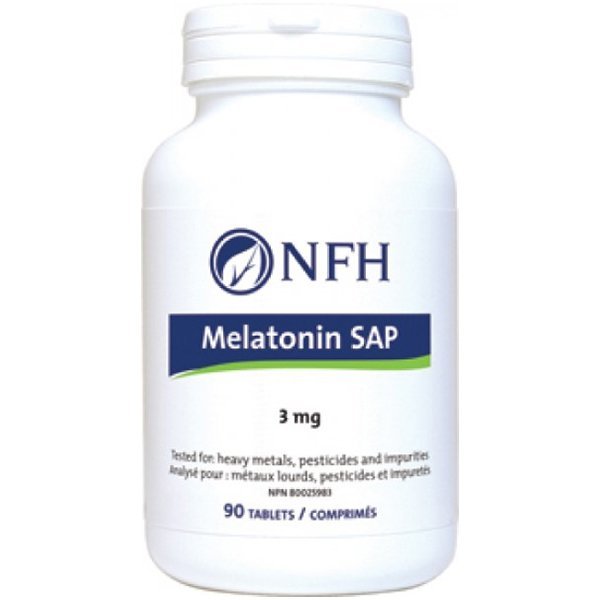 Product photo from eNatural Shopify for NFH Melatonin SAP 90 Tablets