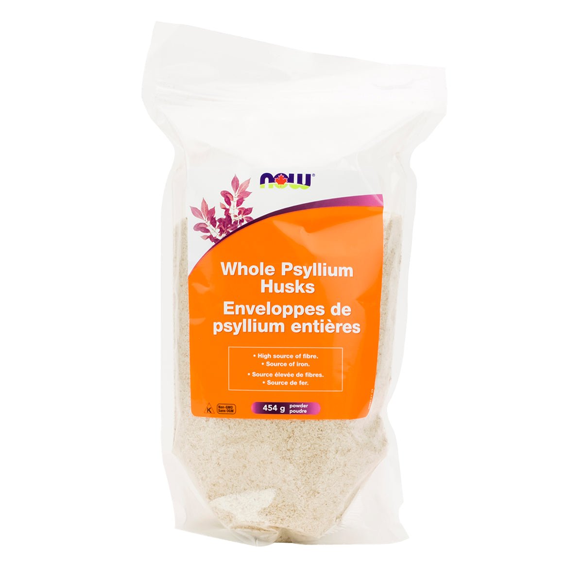 Product photo from eNatural Shopify for NOW Psyllium Husks Whole 454g