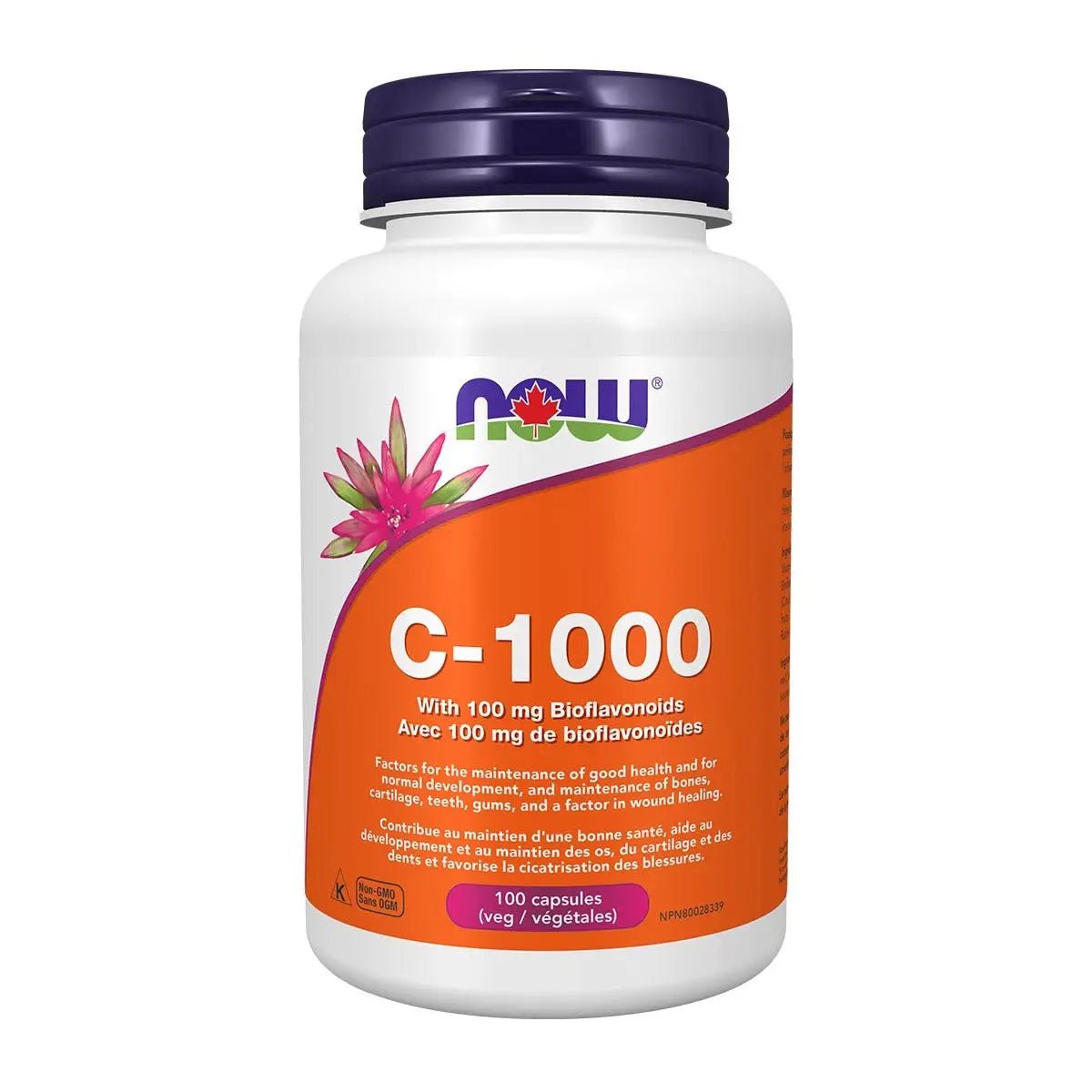 Product photo from eNatural Shopify for NOW – C-1000 with Bioflavonoids | 100 Caps