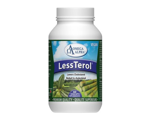 Product photo from eNatural Shopify for Omega Alpha Lessterol 60 Veggie Caps