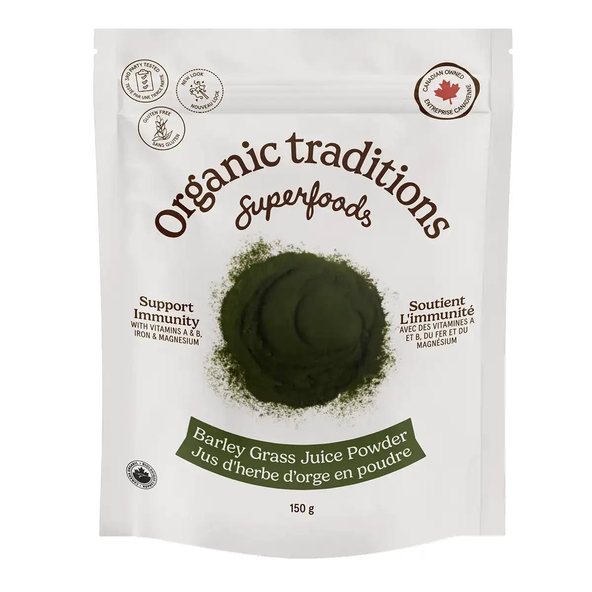 Product photo from eNatural Shopify for ORG TRAD-BARLEY GRAS – S JUICE POWDER 150G
