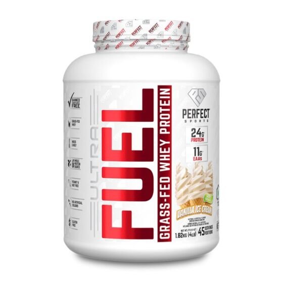 Product photo from eNatural Shopify for Perfect Sports Ultra Fuel Whey Protein - Vanilla Ice Cream 4lb