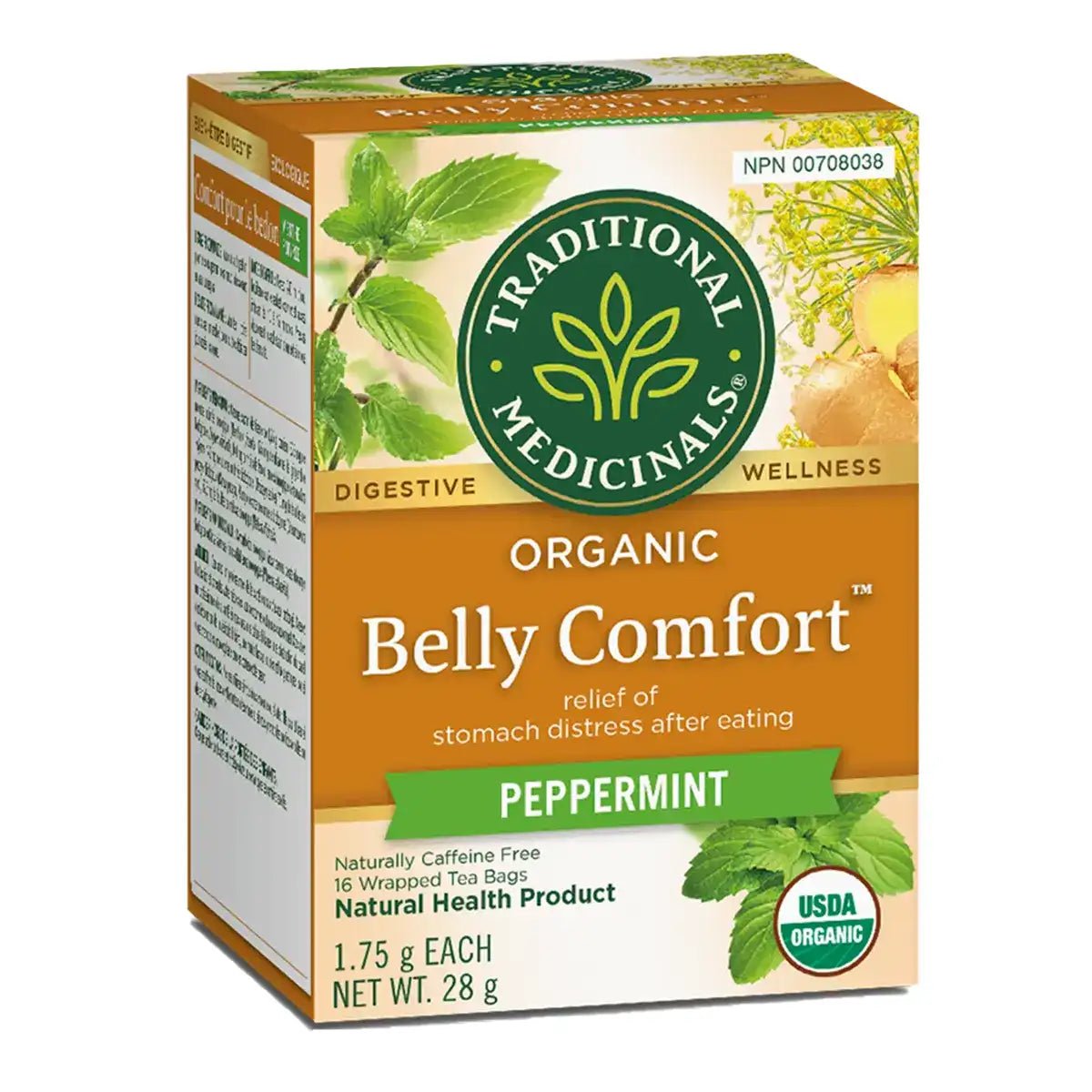 Product photo from eNatural Shopify for Traditional Medicinals Belly Comfort Peppermint 16 Tea Bags