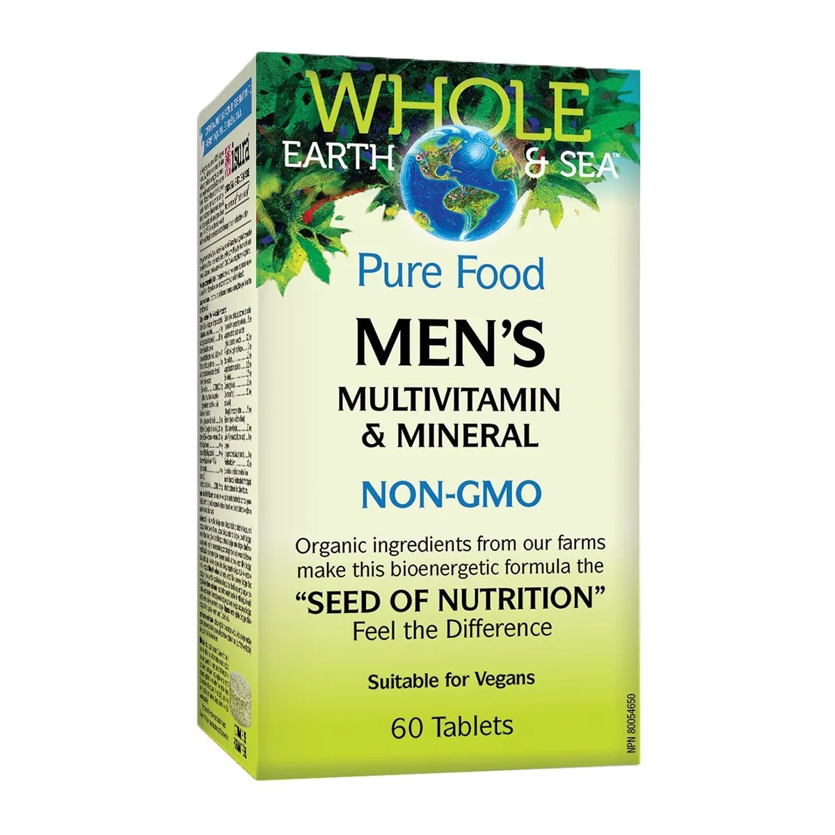 Product photo from eNatural Shopify for Whole Earth & Sea Men’s Multivitamin & Mineral (60 Tablets)