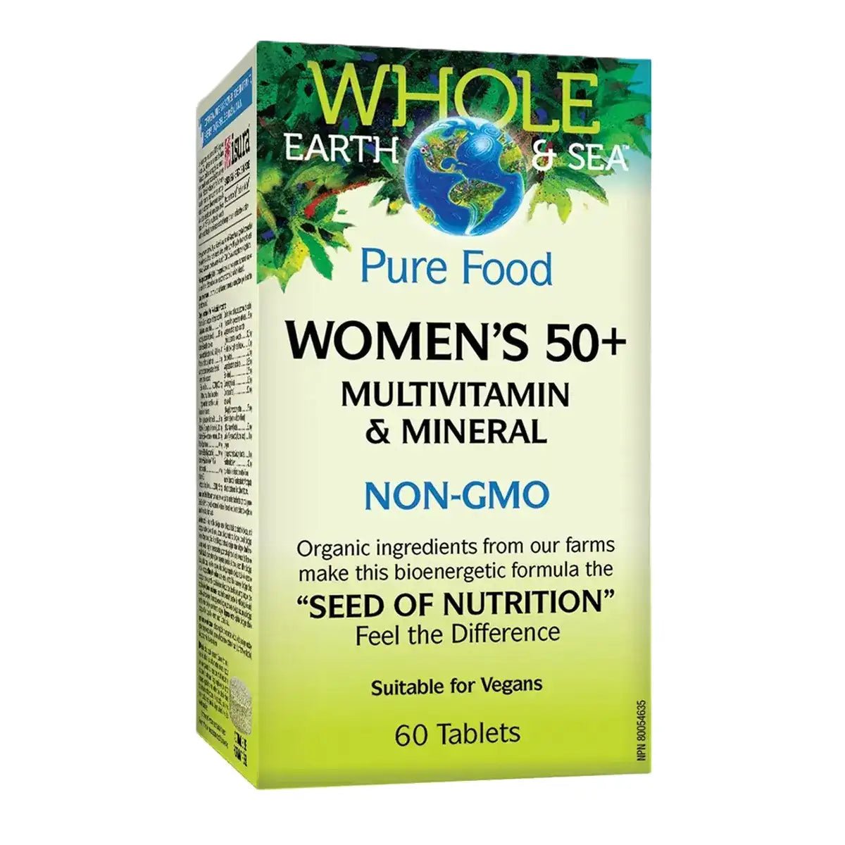 Product photo from eNatural Shopify for Whole Earth & Sea Women’s 50+ Multivitamin & Mineral 60 Tablets